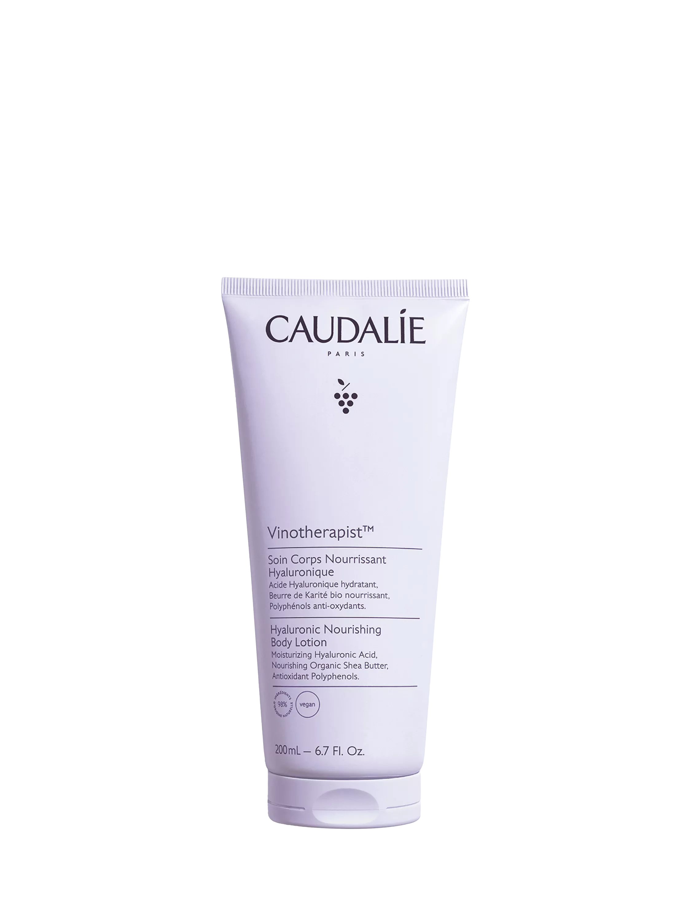 Caudalie Vinotherapist hyaluronic nourishing body lotion 200ml - British product