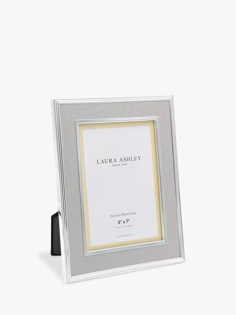 Laura Ashley Harrison Linen Photo Frame, 5 x 7" (13 x 18cm)