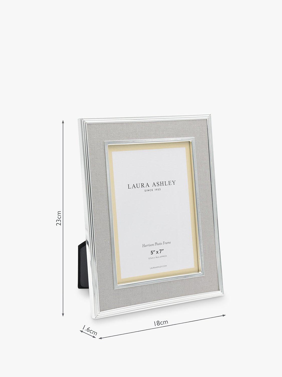 Laura Ashley Harrison Linen photo frame 5 x 7 inch (13 x 18 cm), UK version