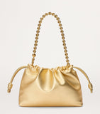 LOEWE medium metallic leather Flamenco purse, imported from the UK