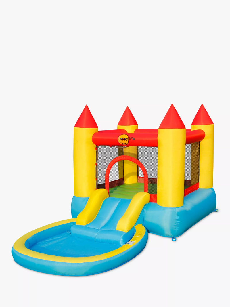 Happy Hop bouncy castle with pool and slide, UK version