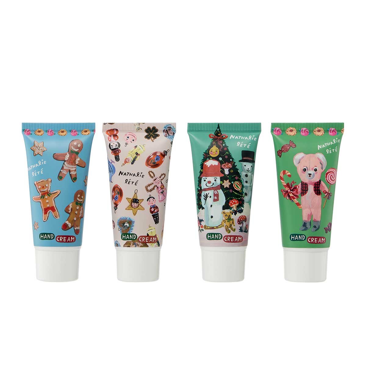 Nathalie Lete Hand Cream 8 x 30ml, imported from the UK
