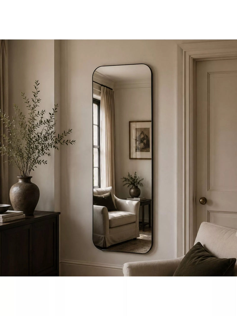 Yearn Harstad full length wall mirror 150x60cm black (British brand)