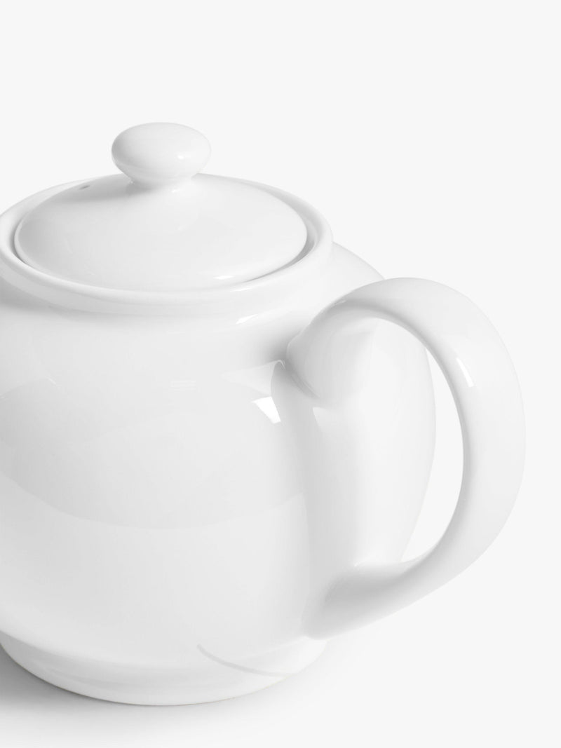 John Lewis fine china teapot 1.1L white (British brand)