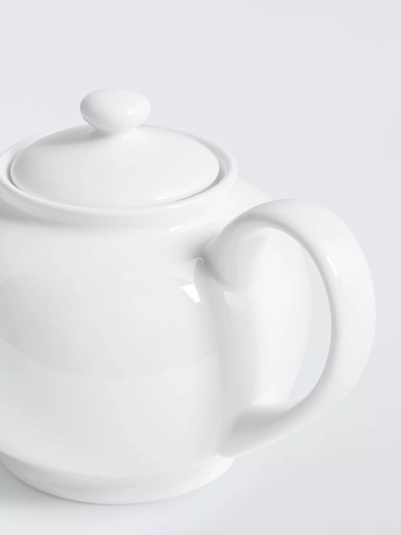 John Lewis fine china teapot 1.1L white (British brand)
