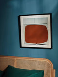Tate Yellow Abstract framed print by Victor Pasmore 62x62cm (British brand)