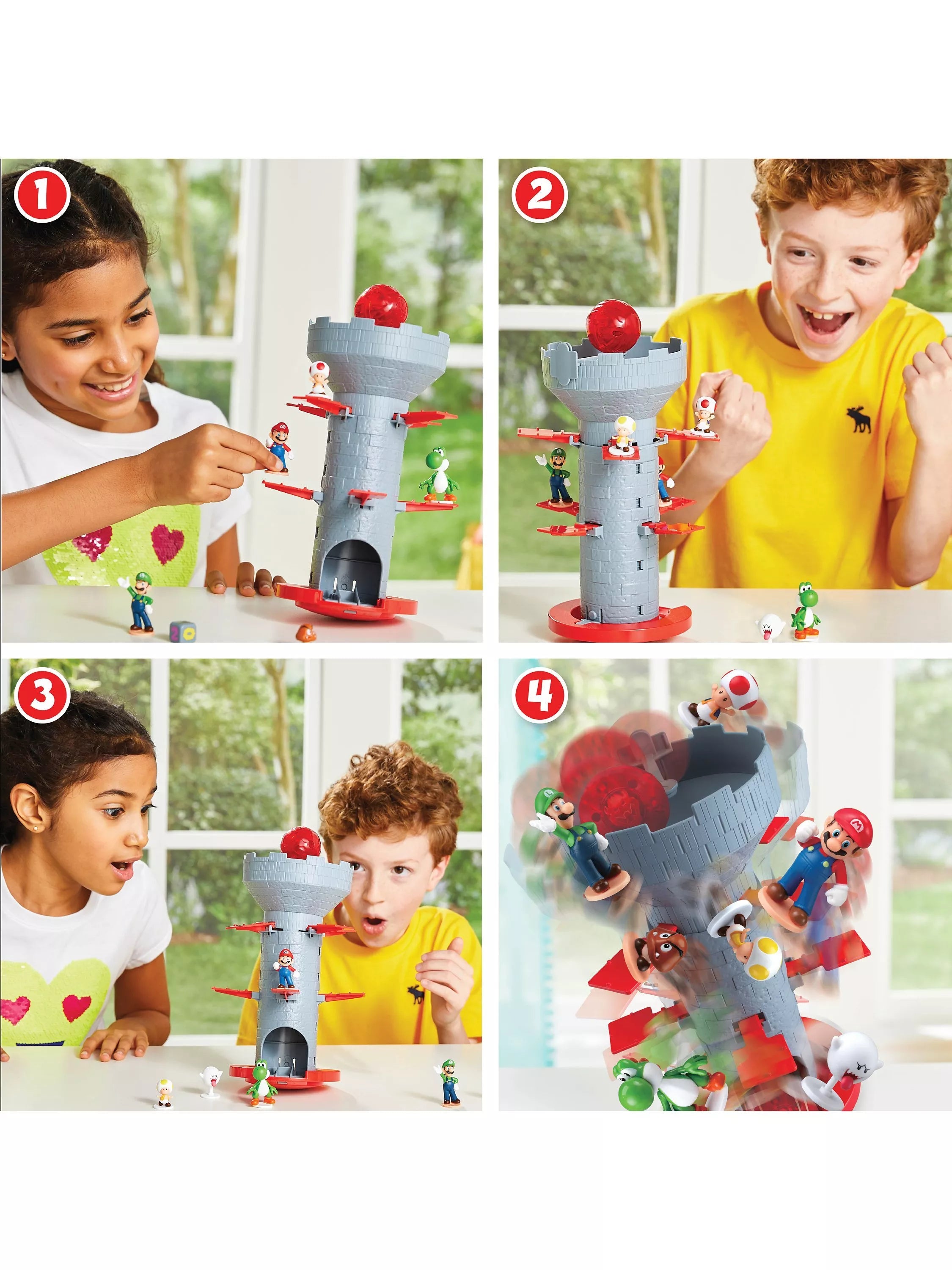 Super Mario Blow Up Shaky Tower balance game (British brand)