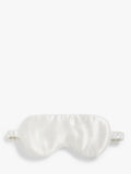 John Lewis silk eye mask white, UK version