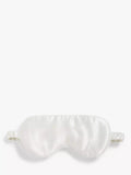 John Lewis Organic Mulberry Silk Eye Mask, White