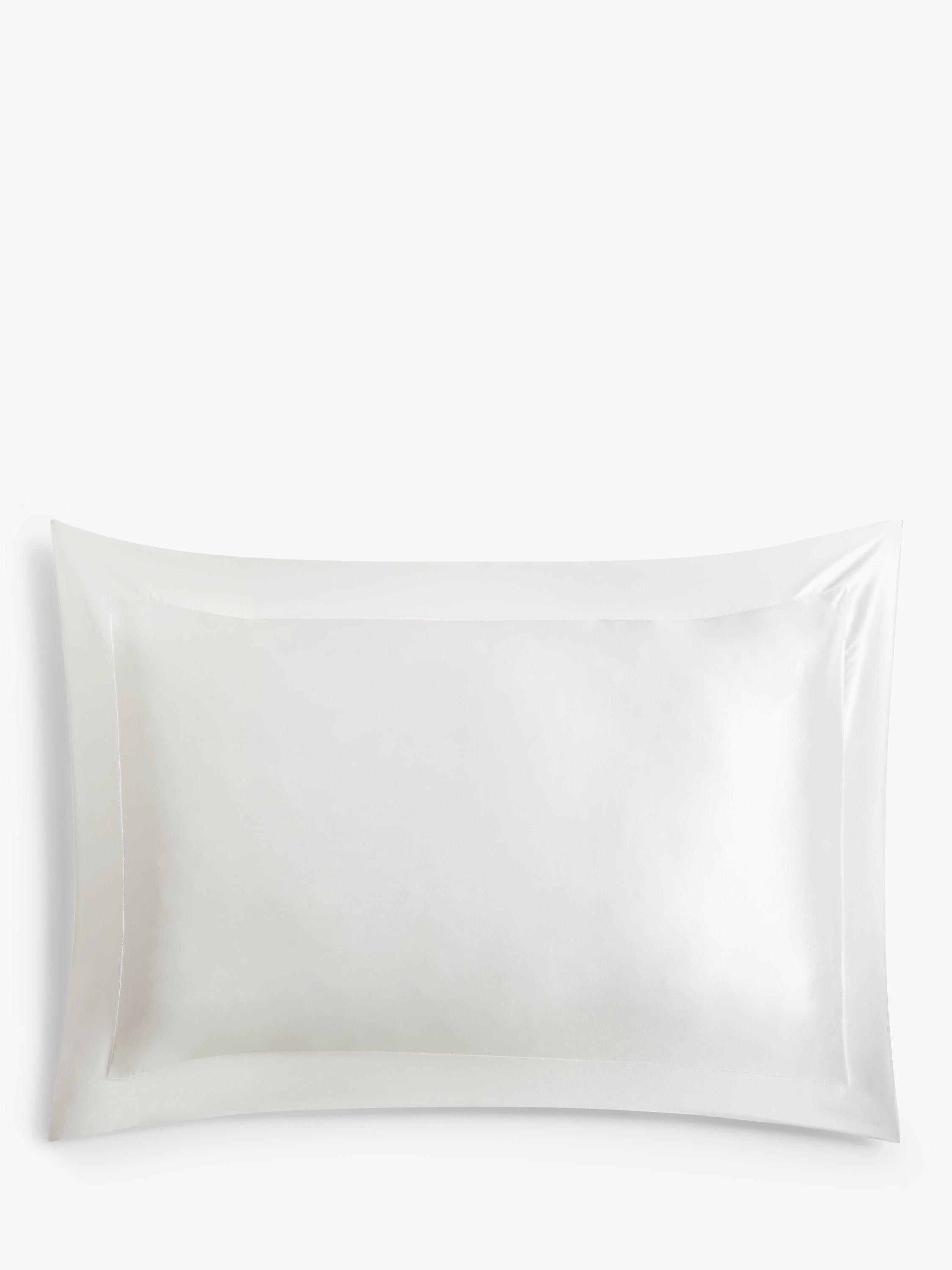 John Lewis Organic Mulberry Silk Oxford Pillowcase Standard, UK version