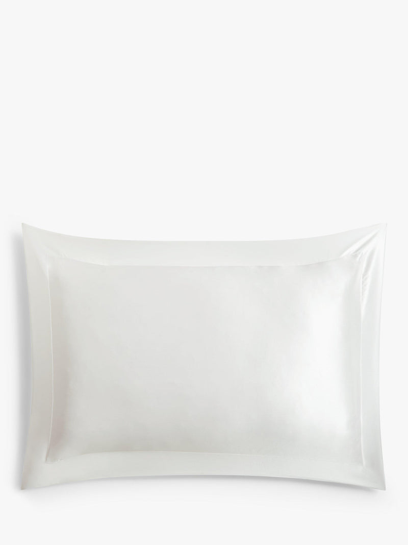 John Lewis Organic Mulberry Silk Oxford Pillowcase Standard, UK version