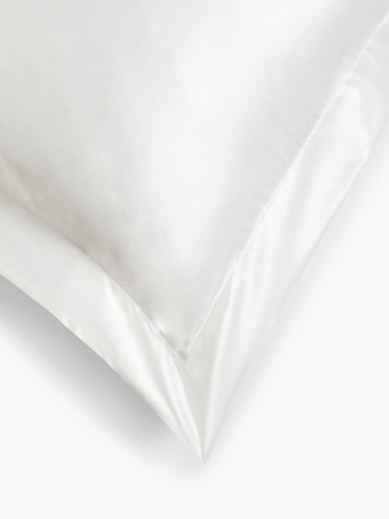 John Lewis Organic Mulberry Silk Oxford Pillowcase Standard, UK version