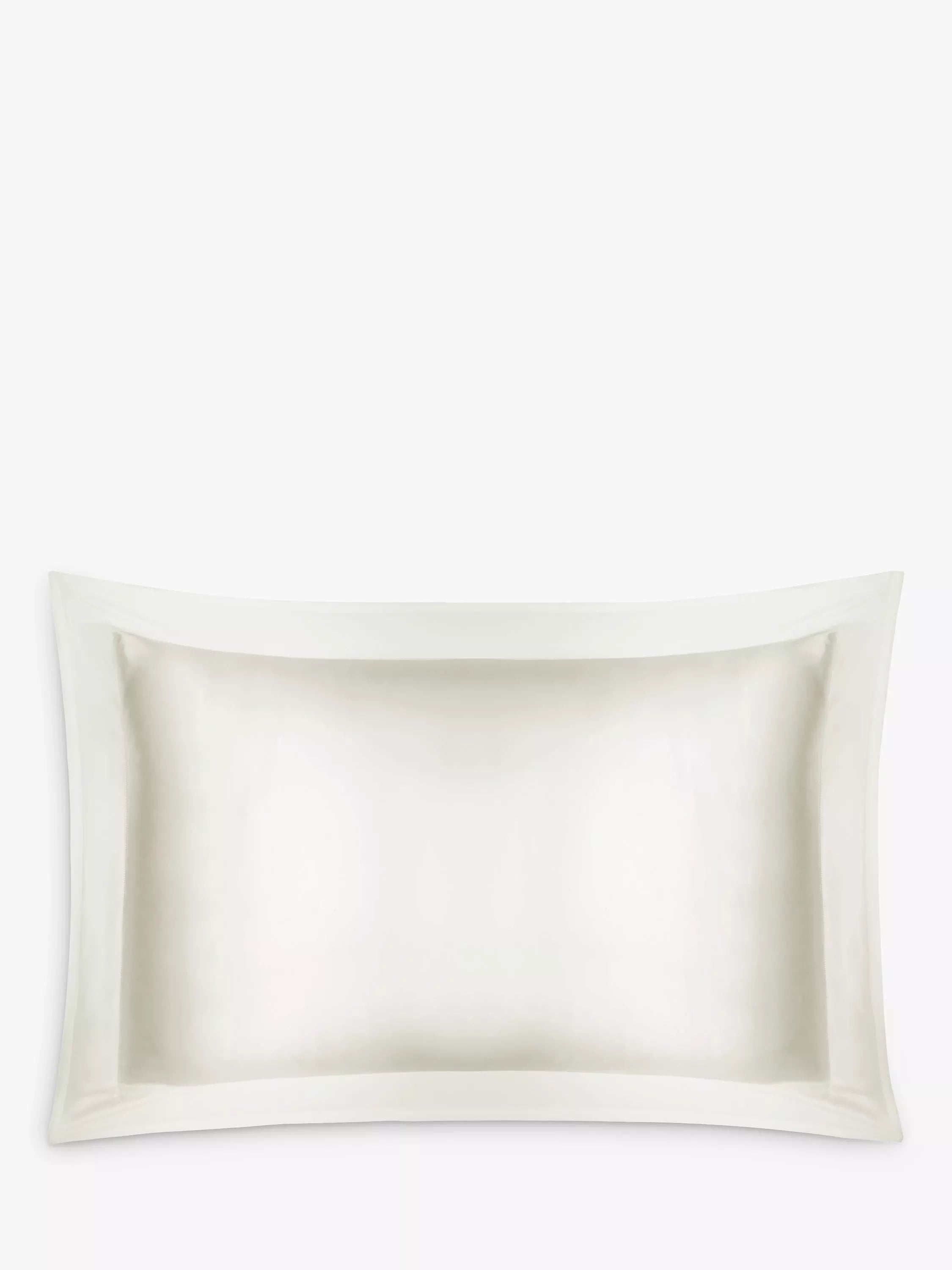 John Lewis Organic Mulberry Silk Oxford Pillowcase - White