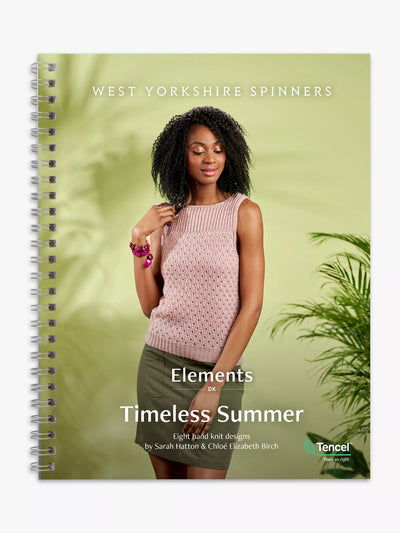 Livre de patrons de tricot Été intemporel avec huit modèles tricotés à la main