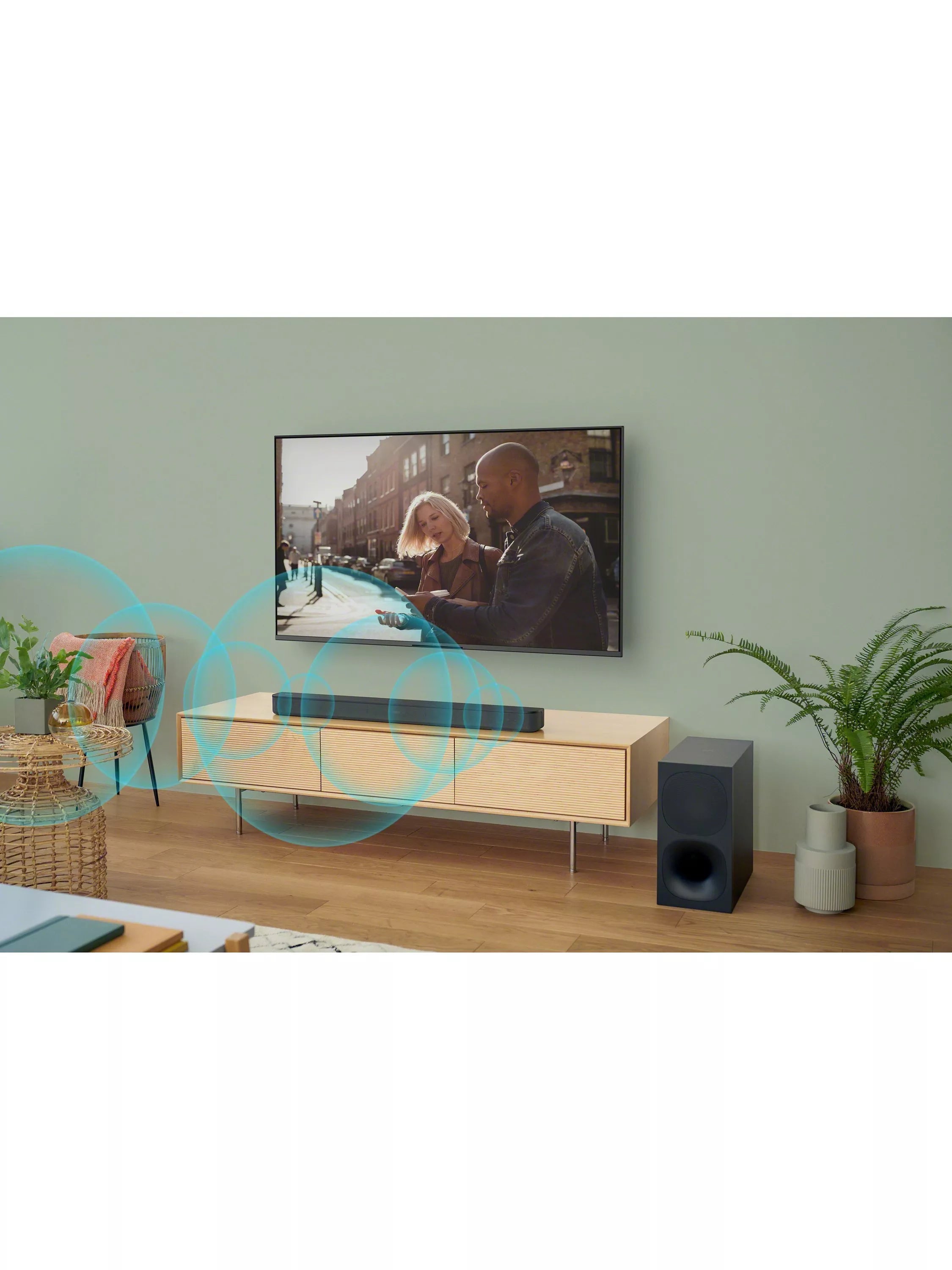 Sony HT-SD40 soundbar with wireless subwoofer - British product