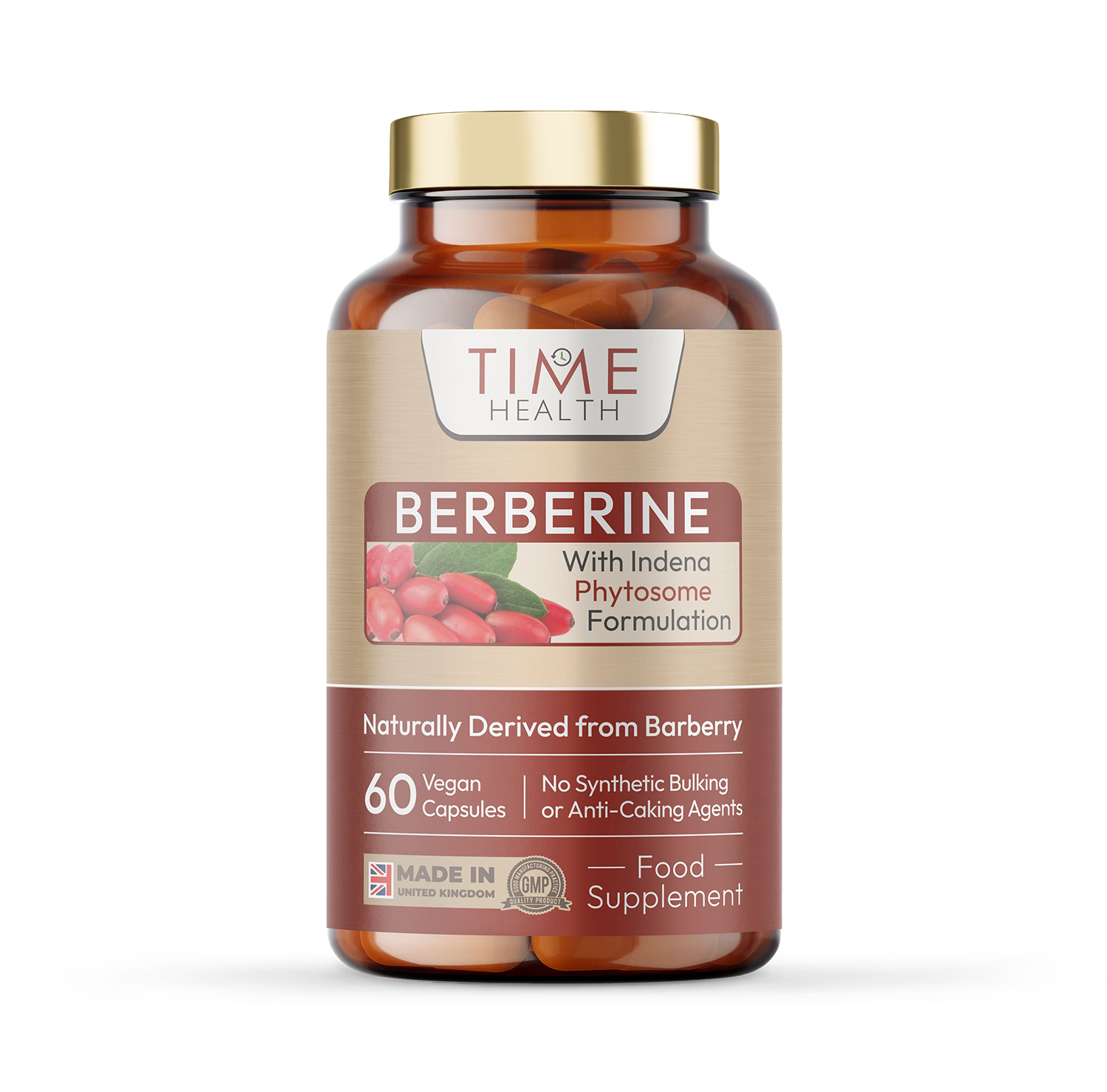 Time Health Berbevis Berberine Phytosome supplement - British product
