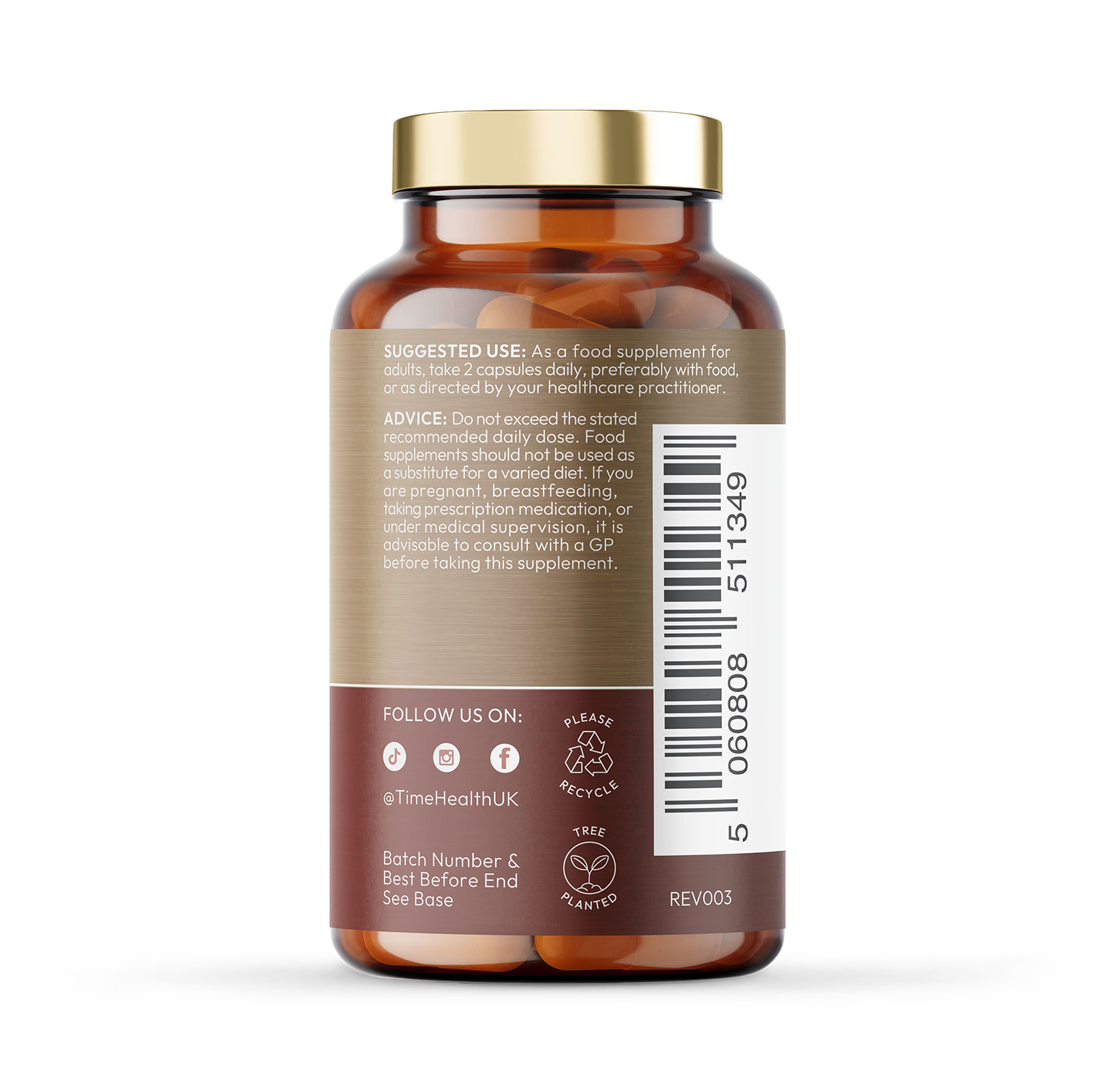 Time Health Berbevis Berberine Phytosome supplement - British product