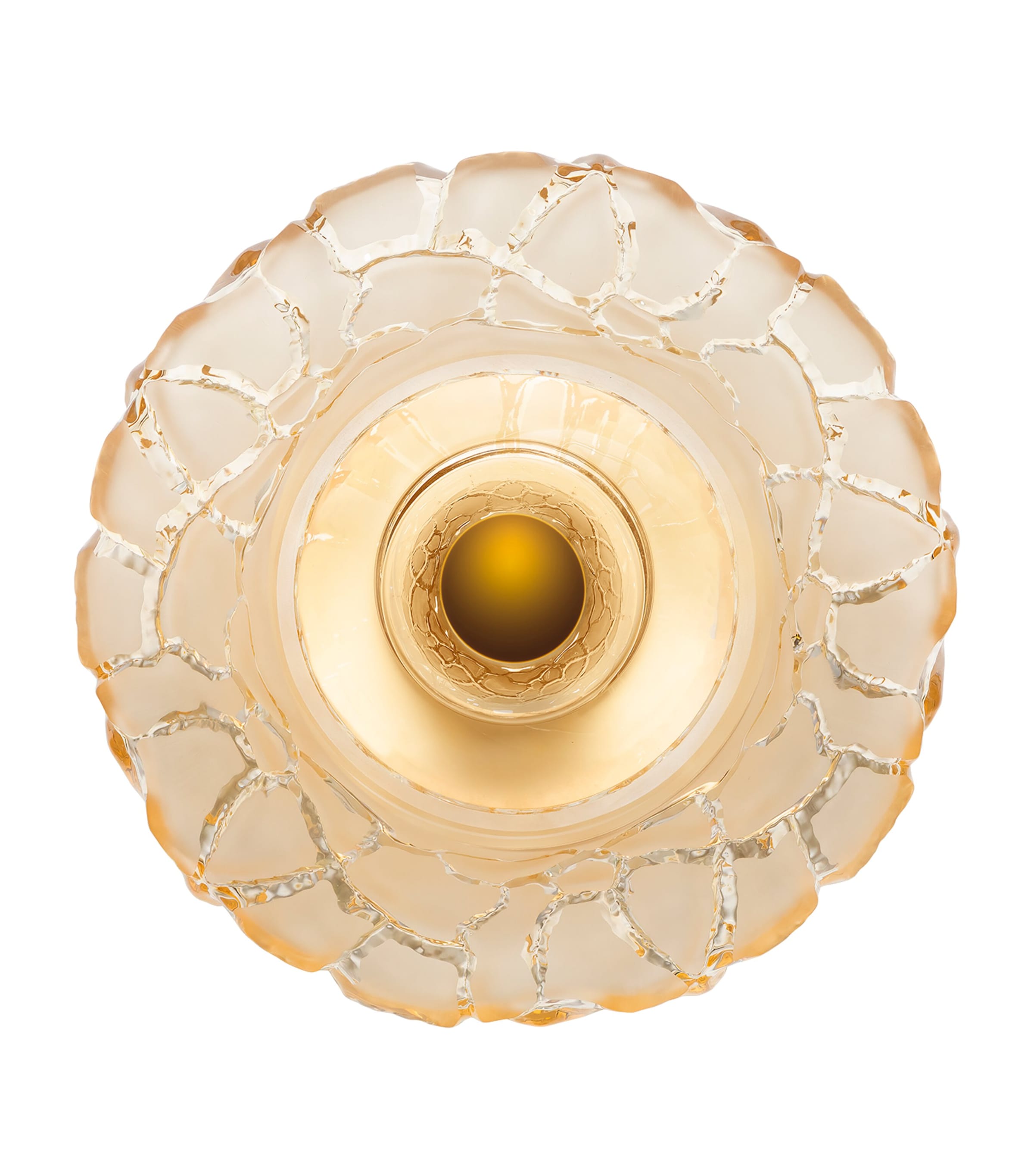 Lalique Crystal Caldera Wall Sconce, UK version