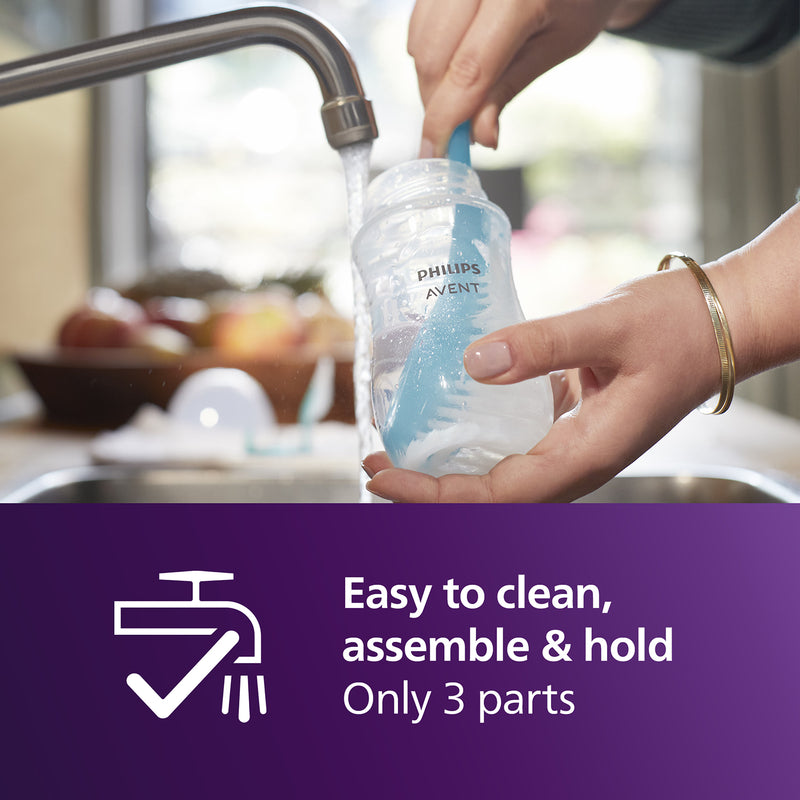 Philips Avent Natural Response baby bottles 3 pack 260ml, imported from the UK