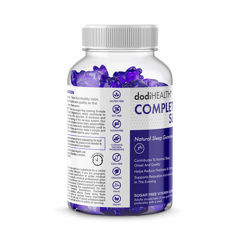 Dodi Health Complete Sleep Gummies - British product