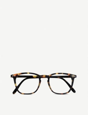 Izipizi reading glasses +3 square acetate frame 14cm, UK version