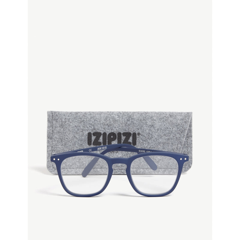 Izipizi reading glasses +2 square acetate frame 14cm (British brand)