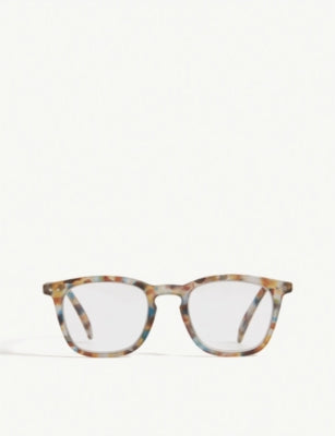 Izipizi reading glasses tortoiseshell square frame +1 - British product