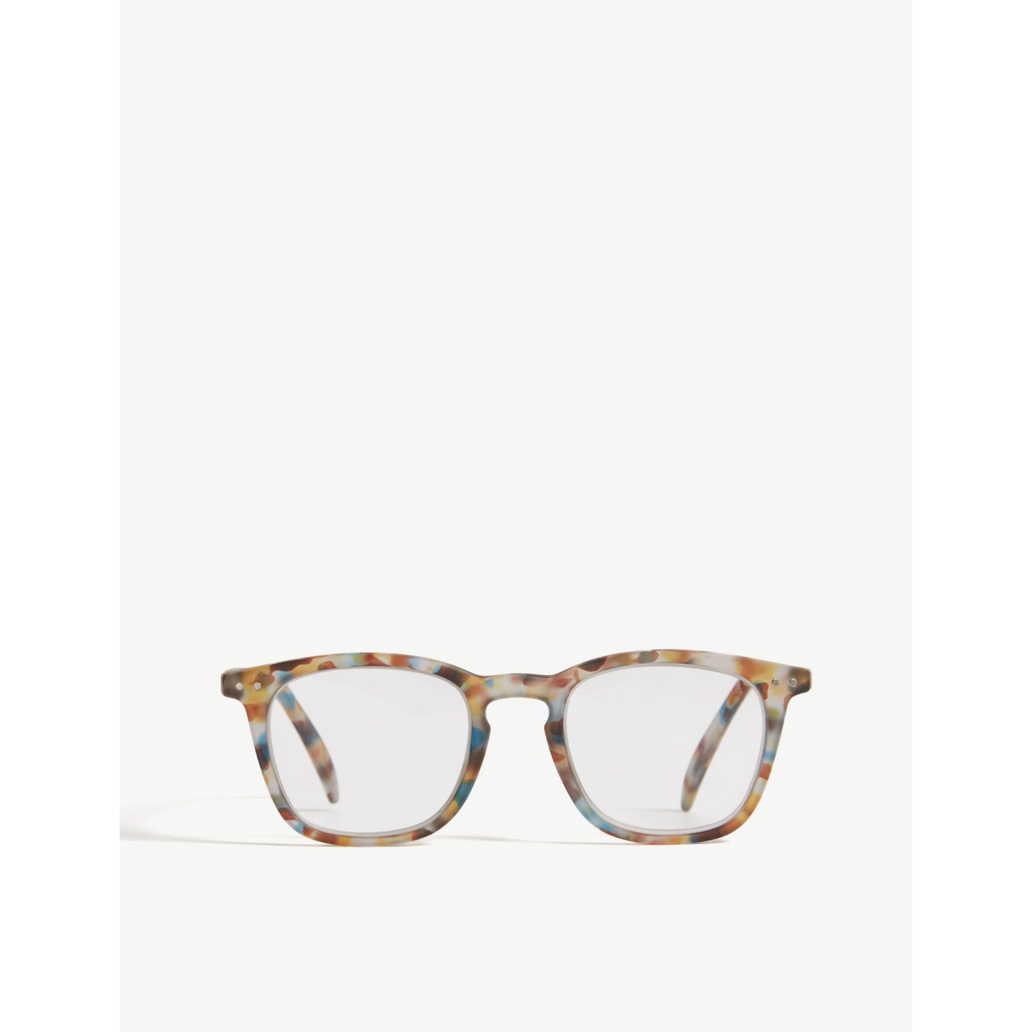Izipizi reading glasses +2 tortoiseshell square frames 14cm (British brand)