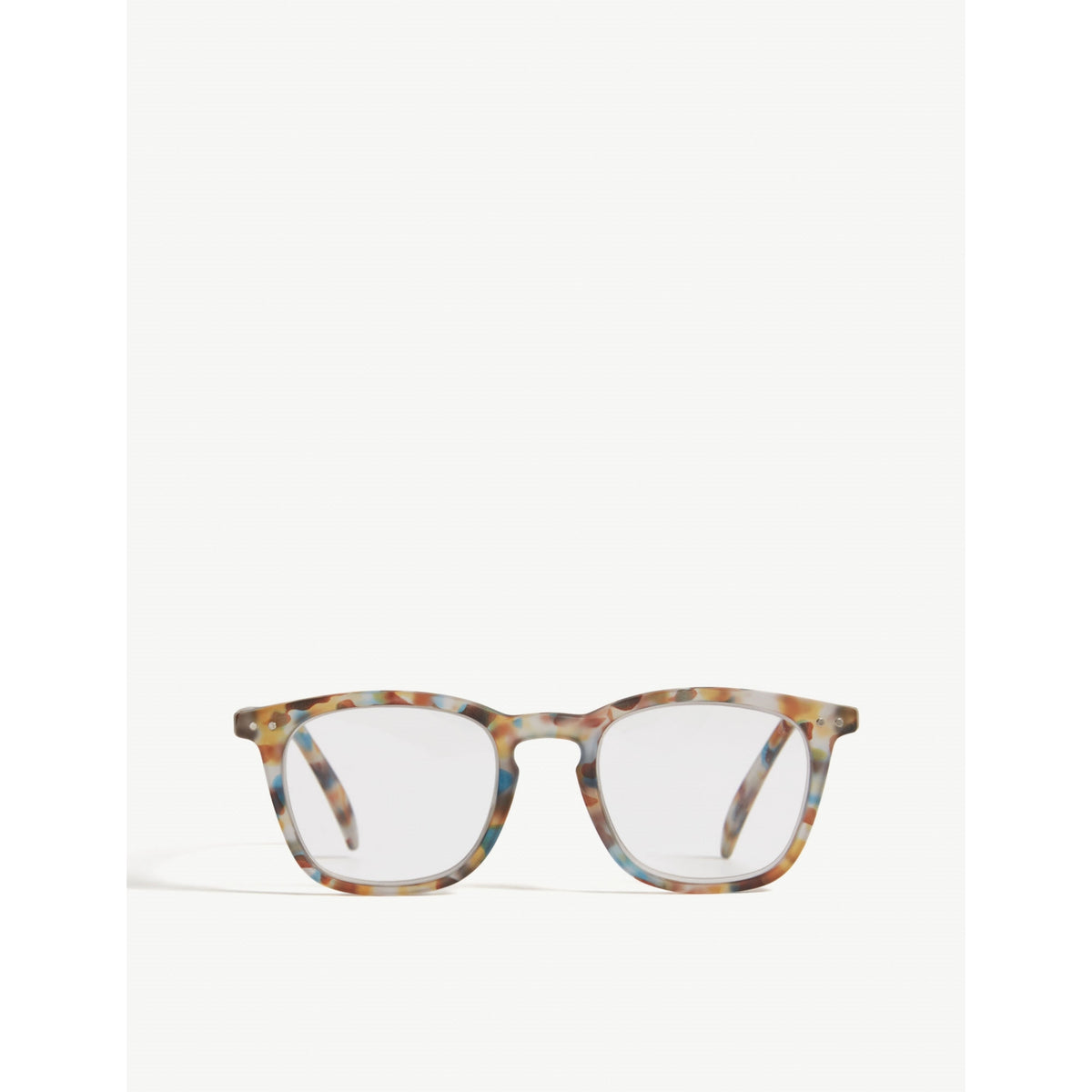 Izipizi reading glasses +2 tortoiseshell square frames 14cm (British brand)