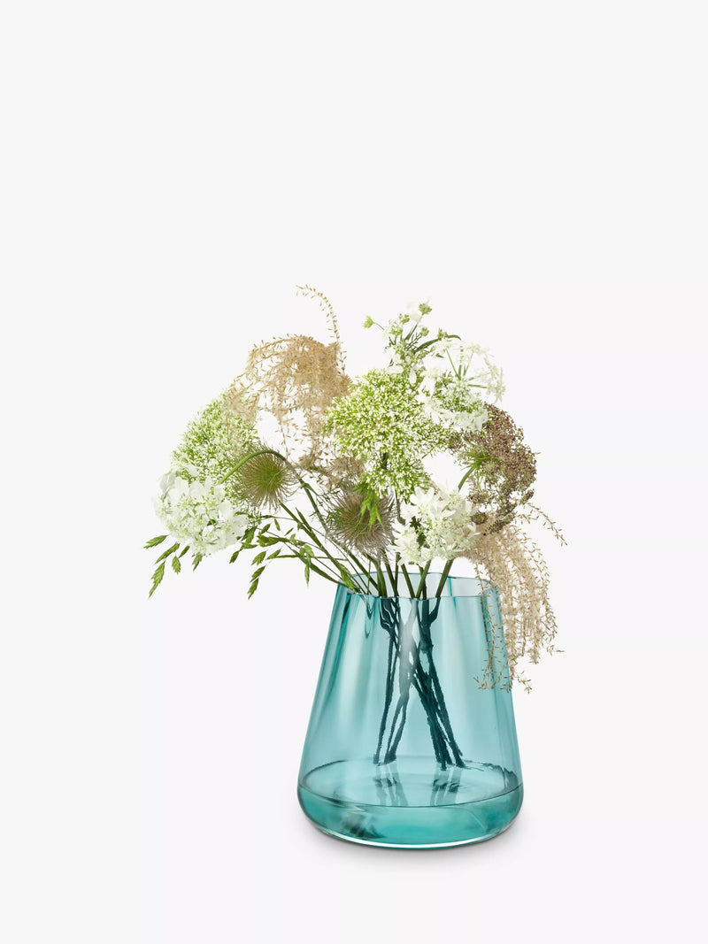 LSA International Lagoon Glass Vase and Lantern H18.5cm, UK version