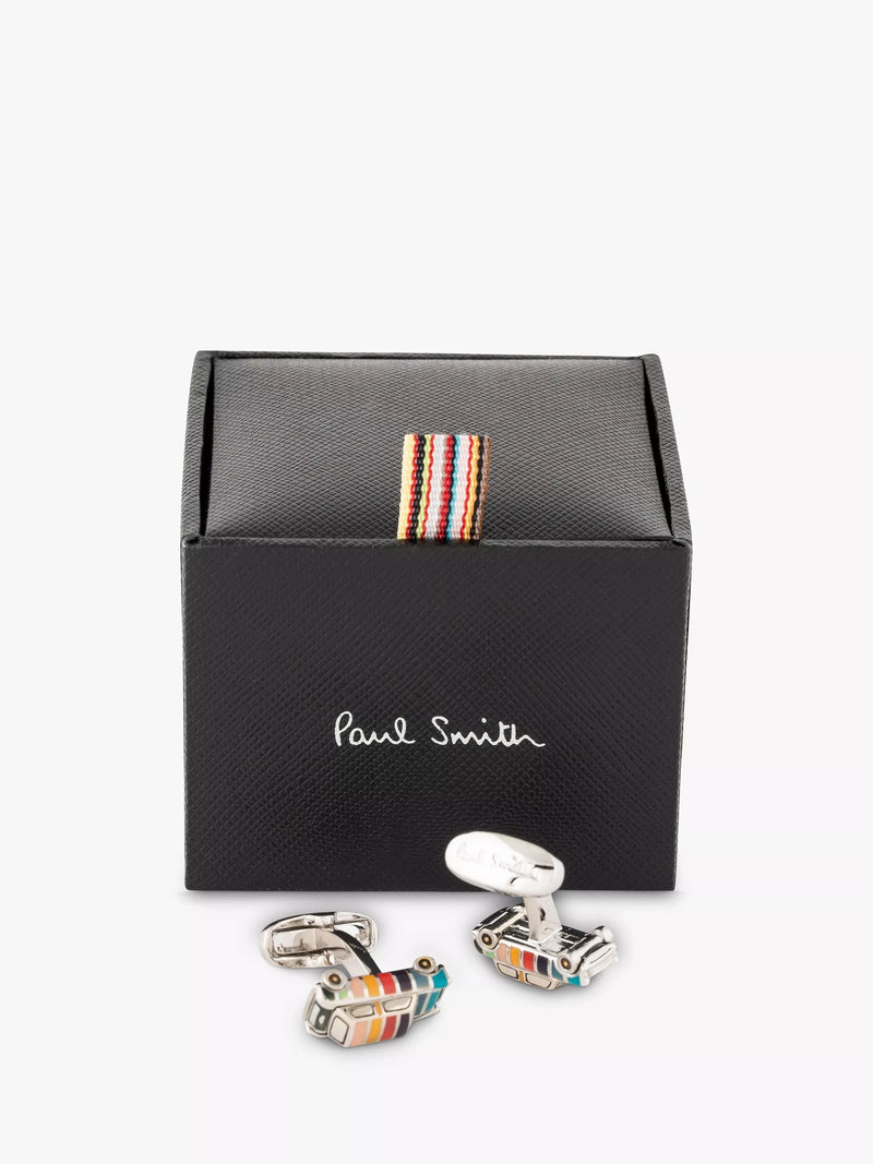 Paul Smith Artist Stripe mini car cufflinks UK version