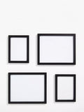 John Lewis ANYDAY Gallery Set Multi-aperture Photo Frames, 4 Photo, Black