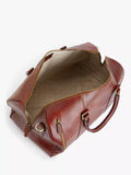 John Lewis large brown leather holdall, UK version