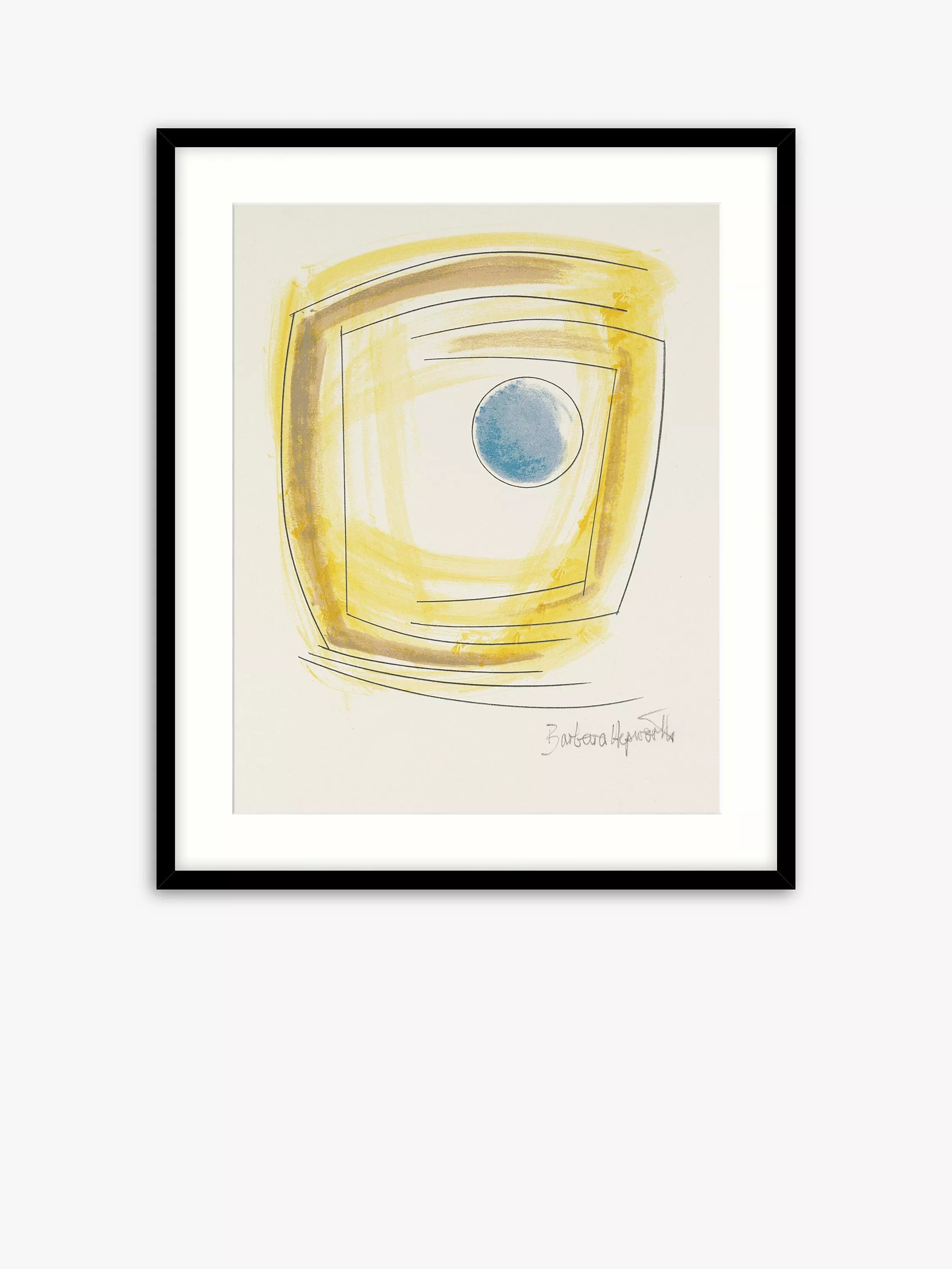 Tate Barbara Hepworth Winter Solstice framed print 63x53cm, imported from the UK