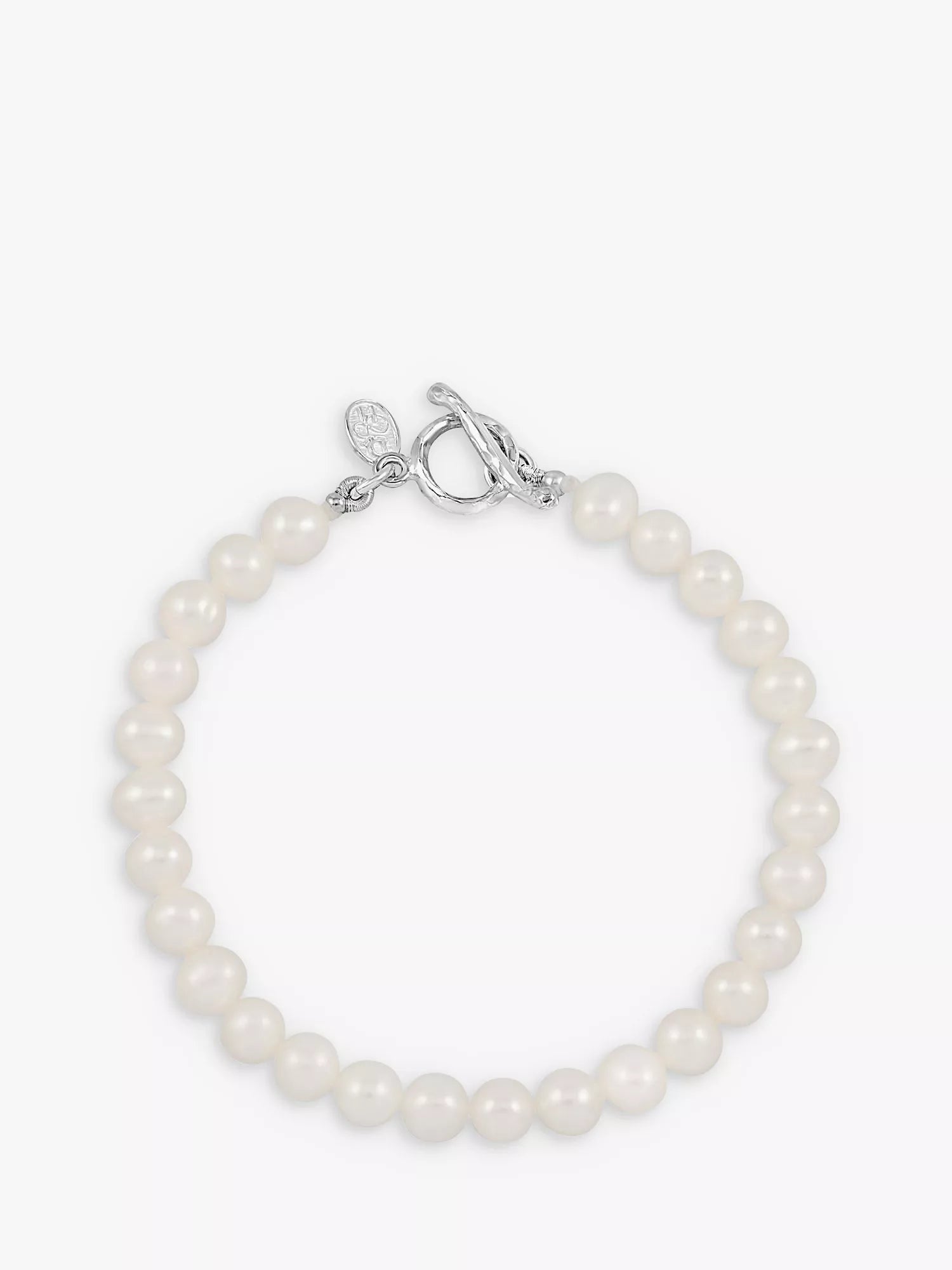 Dower & Hall freshwater pearl bracelet sterling silver (British brand)