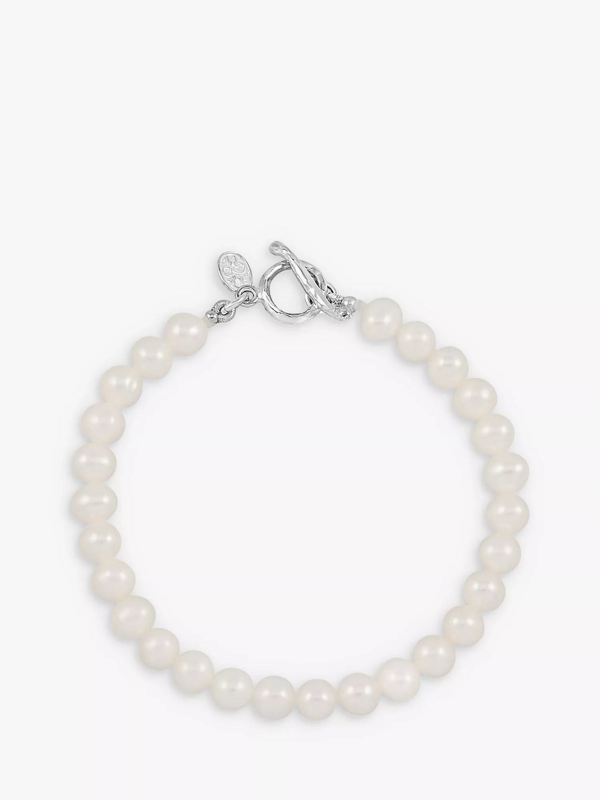 Dower & Hall freshwater pearl bracelet sterling silver (British brand)