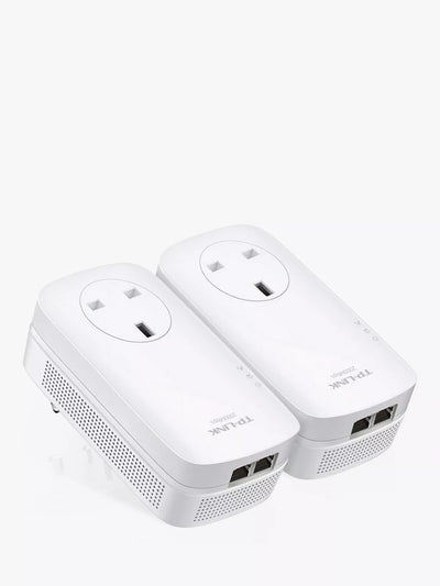 John Lewis TP-Link TL-PA9020P AV2000 Gigabit Passthrough Powerline Starter Kit- Buy online at McGrocer