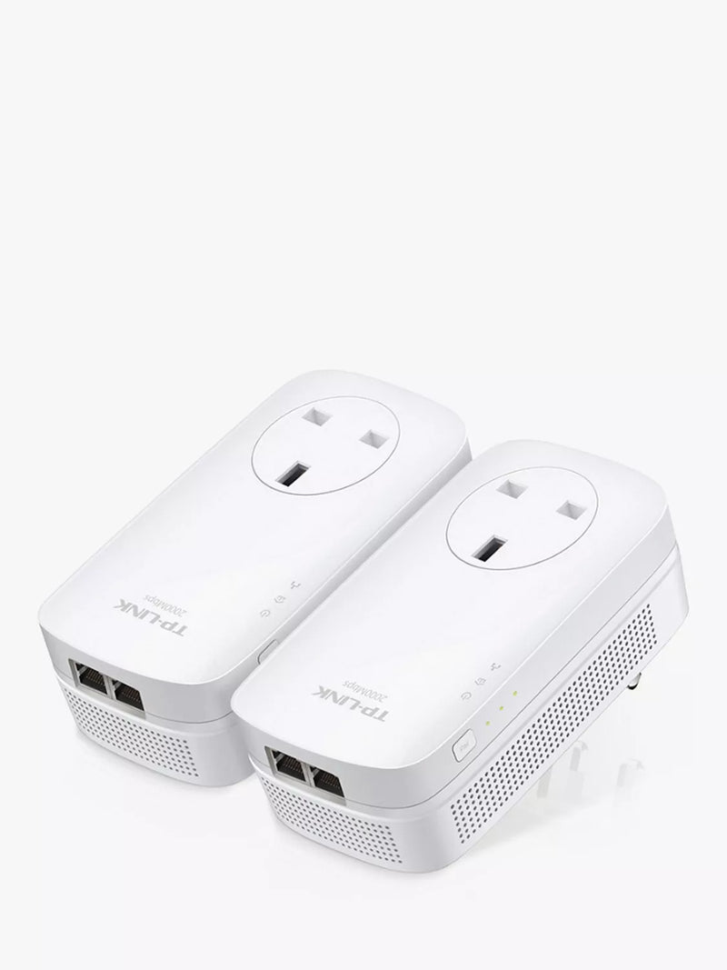 TP-Link TL-PA9020P powerline adapter kit, imported from the UK
