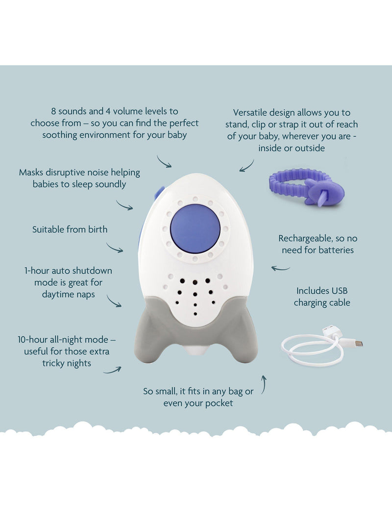 Rockit Wooshh baby sound sleep aid, imported from the UK