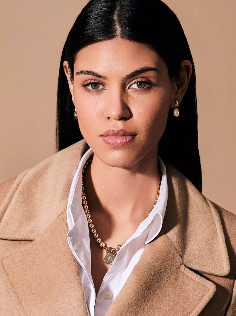 Ralph Lauren gold beaded collar necklace - British product
