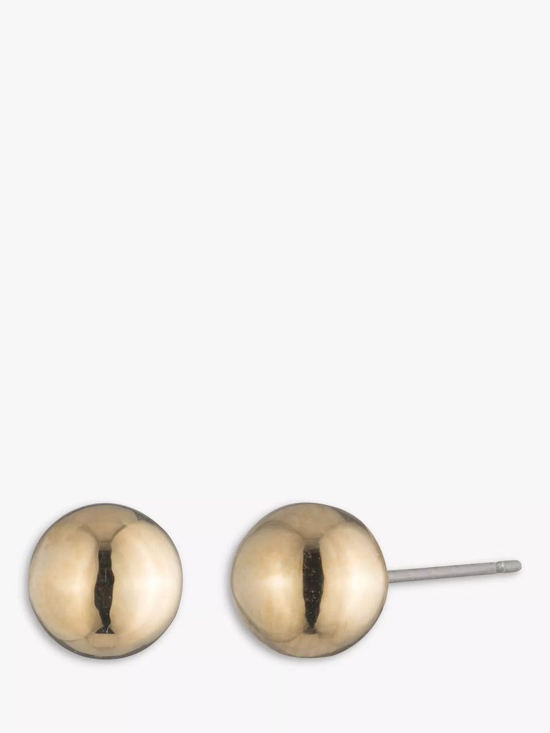 Ralph Lauren gold toned stud earrings 6mm, imported from the UK