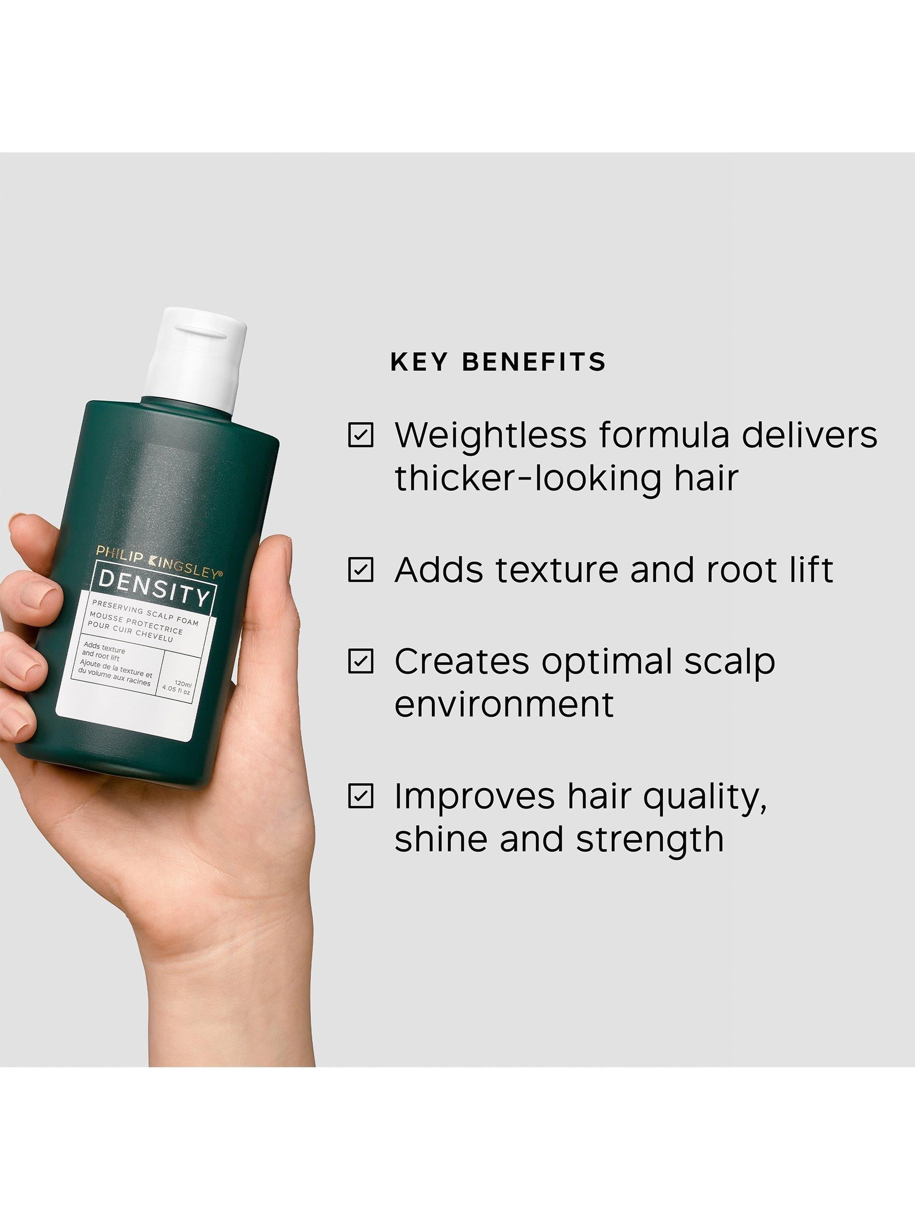 Philip Kingsley Density Preserving Scalp Foam 120ml, imported from the UK