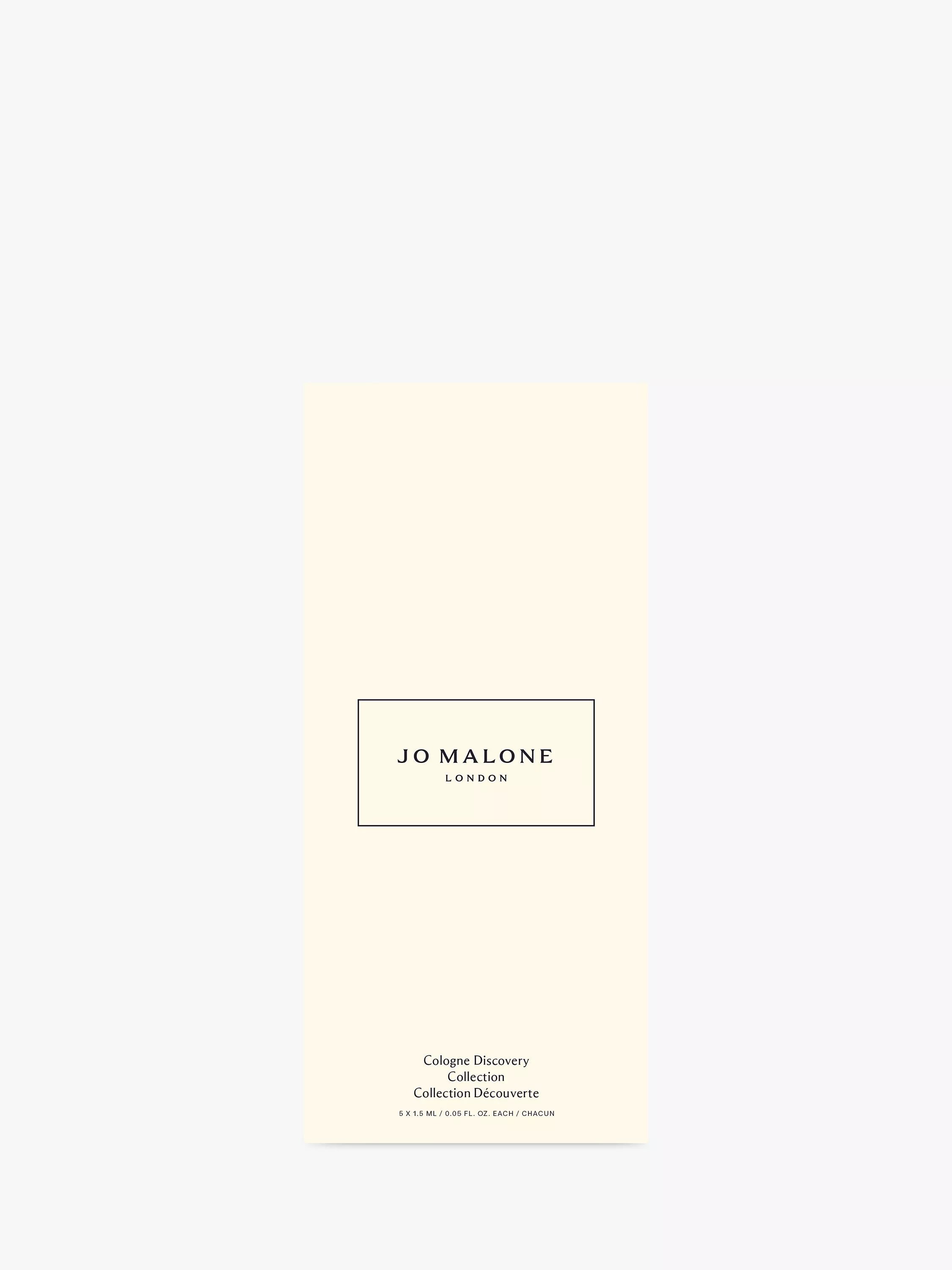 Jo Malone London cologne discovery fragrance gift set with five scents, UK version