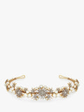 Jon Richard Star Pearl Tiara Gold