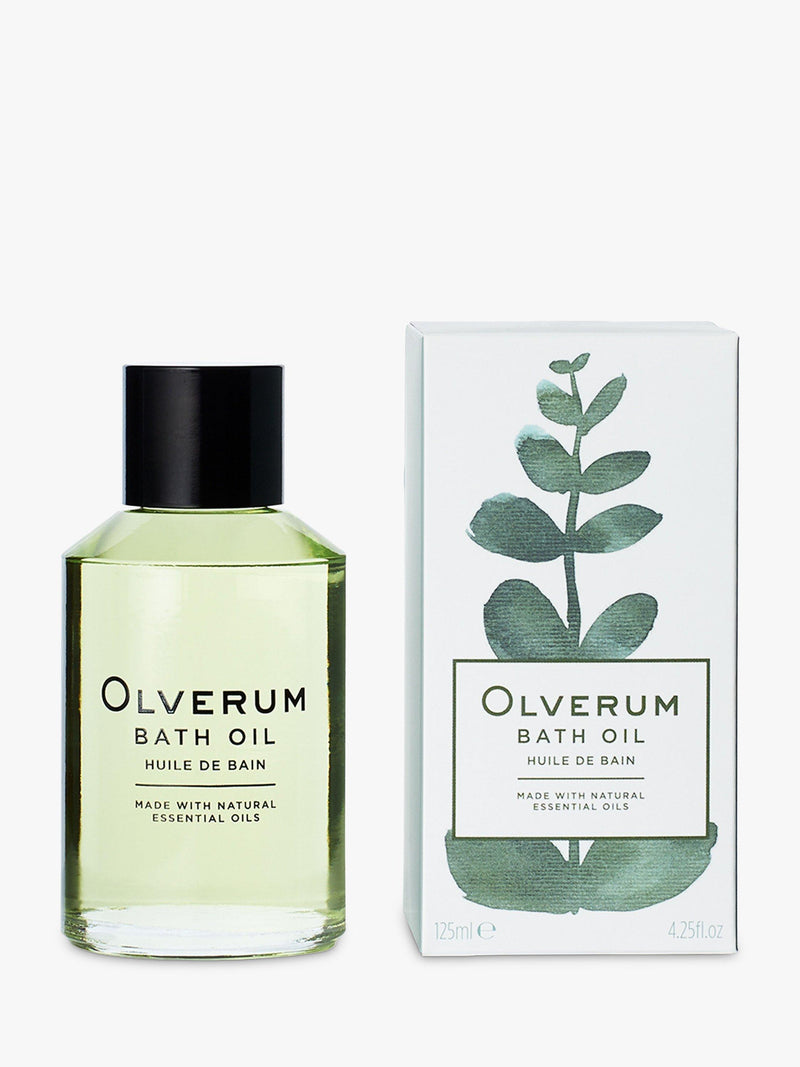 Olverum bath oil, imported from the UK