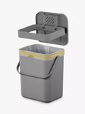 EKO grey food waste caddy 5 litre kitchen bin - British product