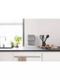 EKO grey food waste caddy 5 litre kitchen bin - British product