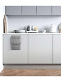 EKO grey food waste caddy 5 litre kitchen bin - British product