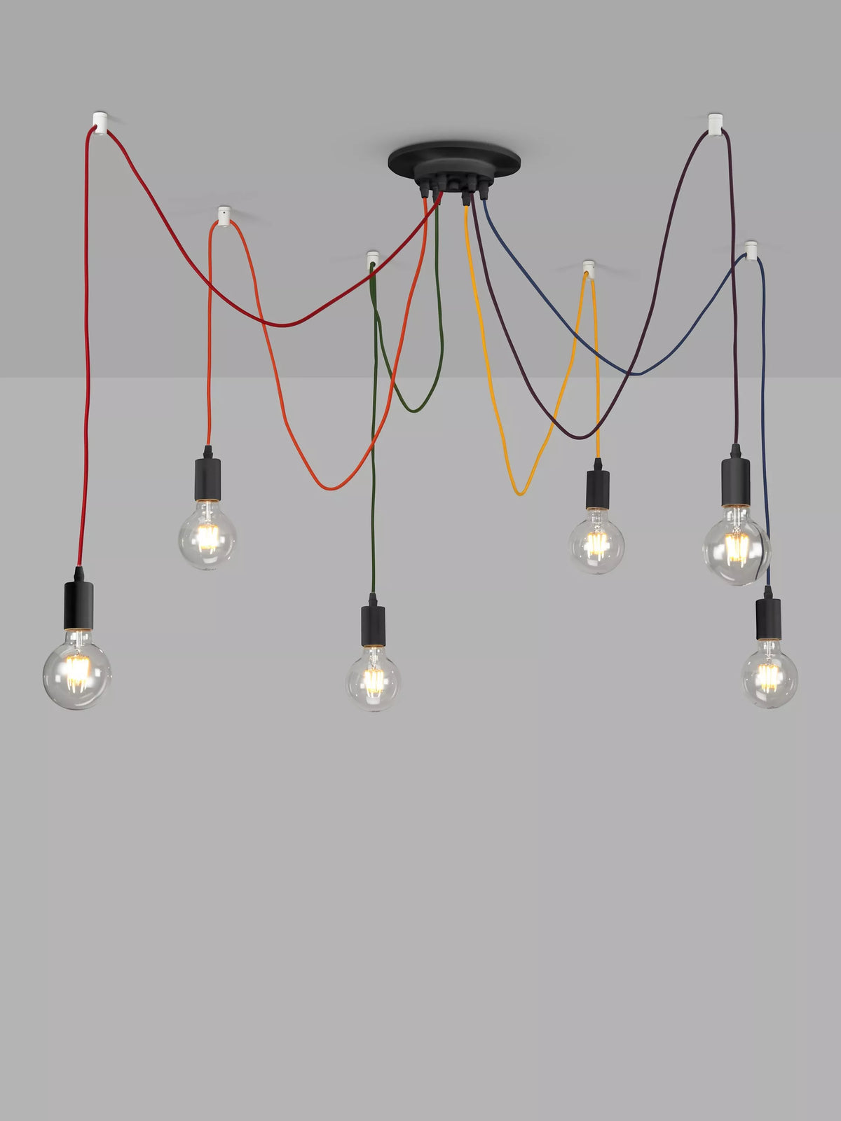 John Lewis 6 pendant swag ceiling light, imported from the UK