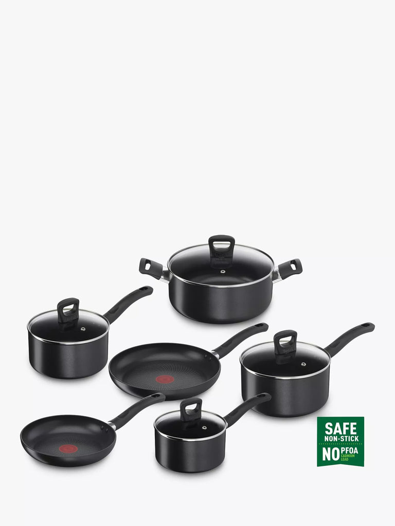 Tefal Enhance Aluminium Non-Stick Frying Pan & Saucepan Set, 6 Piece